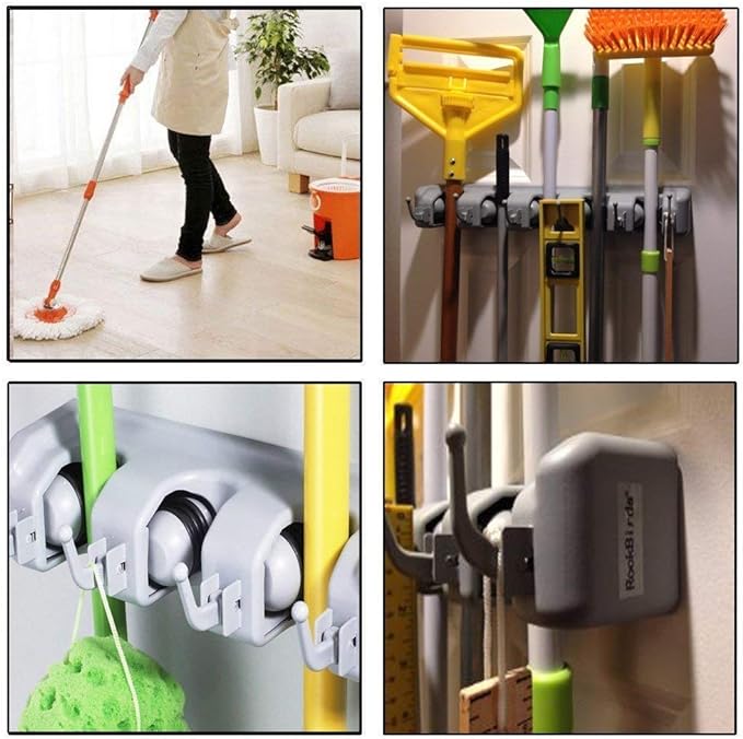Brooms & Toiletries Organizer