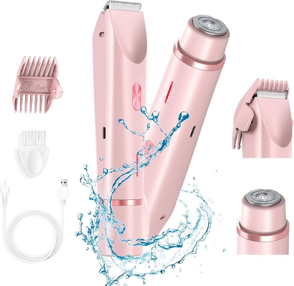 Double Head Electric Shaver – Wet & Dry Waterproof