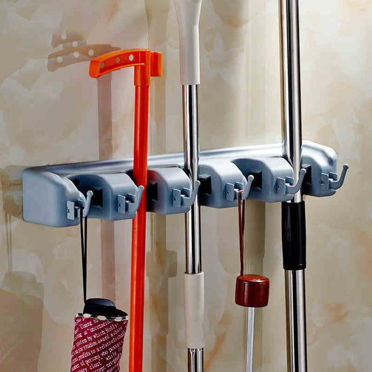 Brooms & Toiletries Organizer